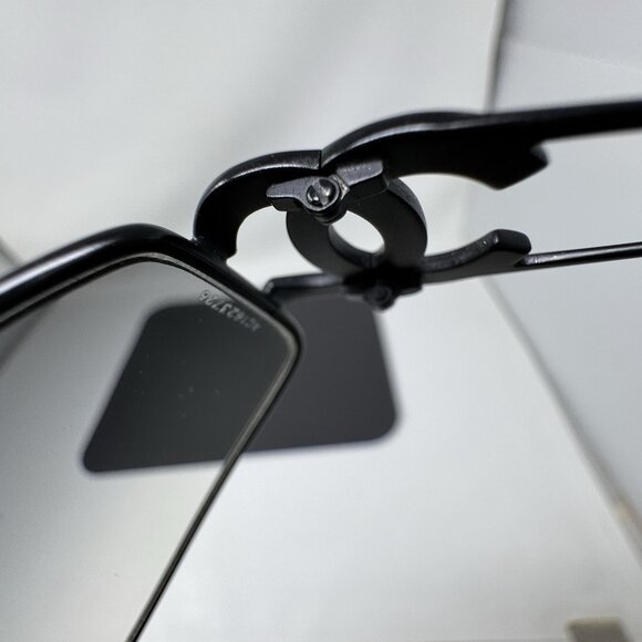 CHANEL Sunglasses Shield Sun Visor Rhinestone CoCo Mark Black 4073-s Gradient - Picture 11 of 15